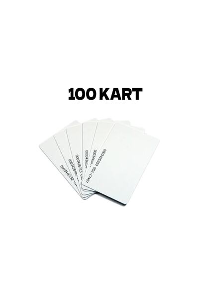 Electrimax Proximity Kart & Göster Geç ( Personel Kimlik Kartı) 100 Adet