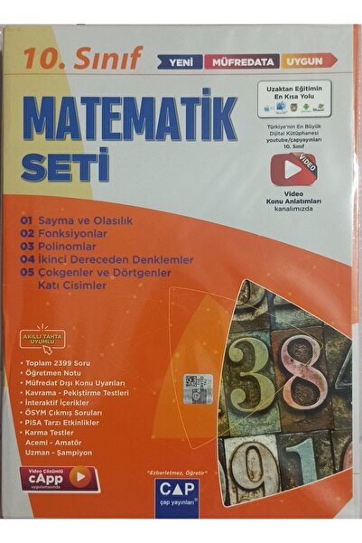 Çap Yayınları 10.sınıf Matematik Set
