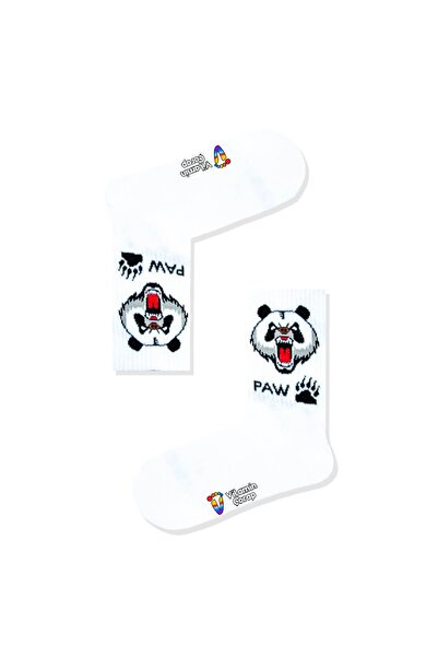 Limmon Store Paw White Athletic Socks