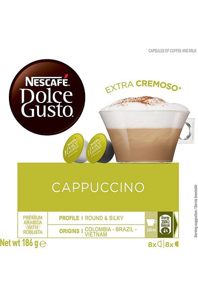 Nescafe Dolce Gusto Cappuccino 16 Kapsül 186,4 gr