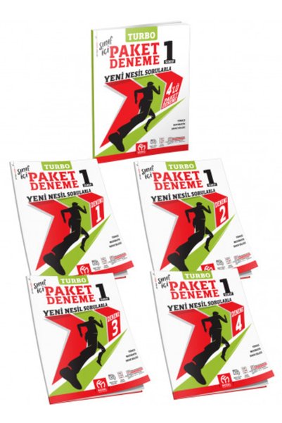 Model Eğitim Yayınları 1. Sınıf Turbo Sınıf İçi Paket Deneme - 4 Deneme / Mod...