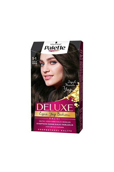 PALETTE DELUXE Saç Boyası - 5-1 Soğuk Kahve - 1 adet