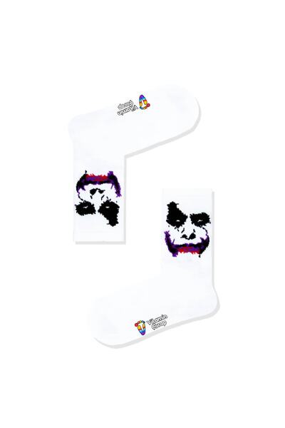 Limmon Store Joker White Athletic Socks