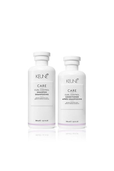 Keune Curl Control Shampoo for Wavy Hair 300ml and Conditioner 250ml - Set of 2