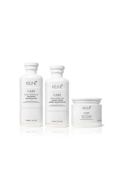 Keune Vital Nutrition Şampuan 300ml&vital Nutrition Saç Kremi250ml&vital Saç ...