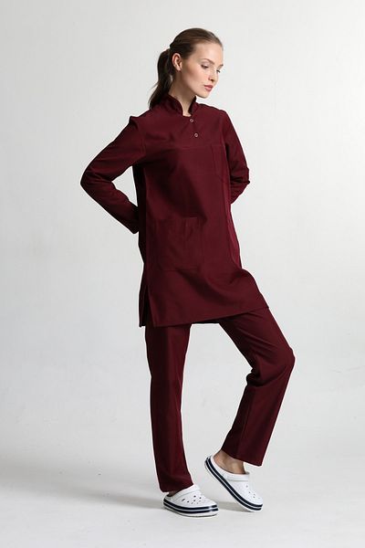 BAŞAK Set de tricou pentru femei, din lycra, din bumbac, Hijab Doctor Nurse