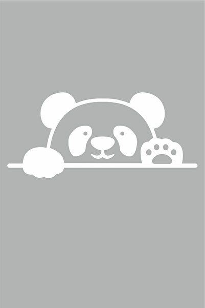 TSC ملصق تلقائي على شكل باندا ينظر من خلال صندوق السيارة مقاس 23 سم باللون ال...