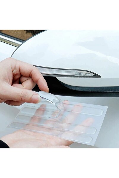 TSC Side Mirror Protector 4 Pieces Elastic Silicone Protection Tape
