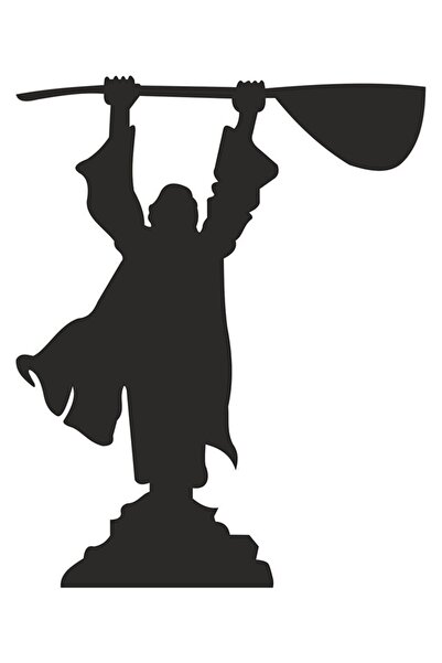 TSC Pir Sultan Abdal Araba Oto Sticker Siyah Renk 23m