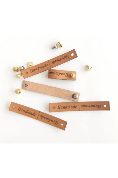 angel çanta aksesuar 10 Etichete din piele artificială cu șuruburi 1x7 cm cu ...