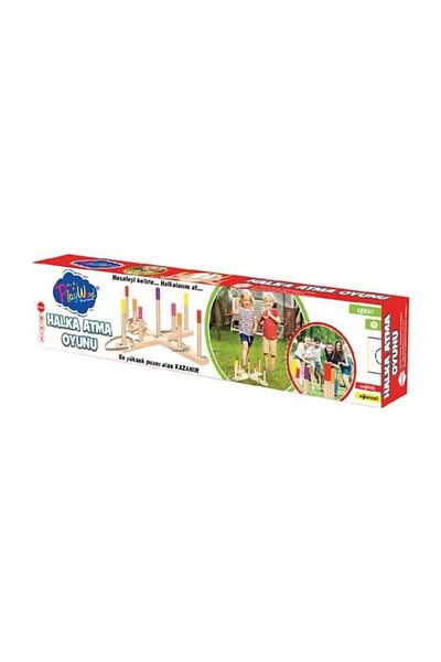 Onigonline Oscar Wooden Ring Toss Game