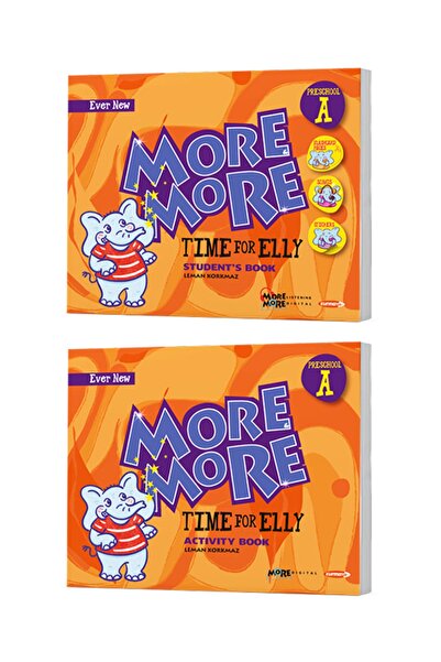 Kurmay Yayınları More & More Tıme For Elly Preschool (a) 4-5 Yaş (2 Li Set) K...