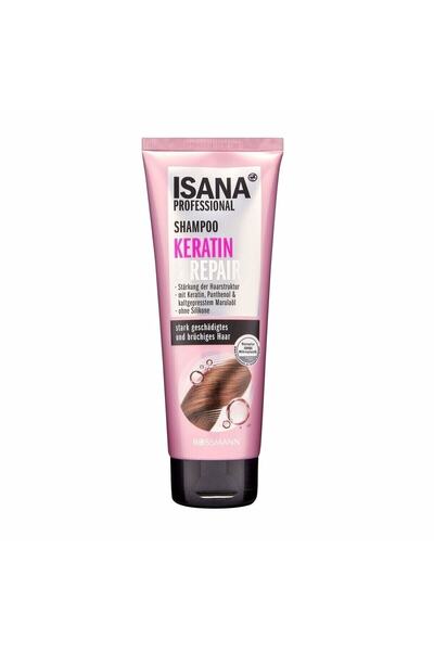 Isana Professional شامبو احترافي 250 مل - كيراتين وإصلاح منتج 1238