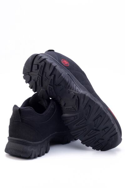 eformoda by emre yılmaz Siyah Kışlık Dayanıklı Bağcıklı Unisex Outdoor Bot Ayakkabı 4054