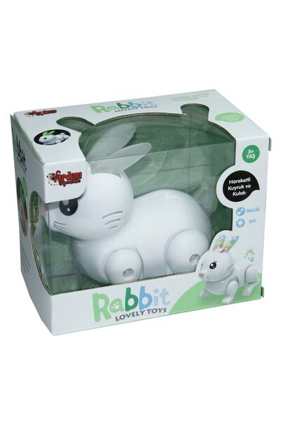 Genel Markalar Pilli Işıklı Müzikli Hareketli Oyuncak Tavşan Hayvan Oyuncak
