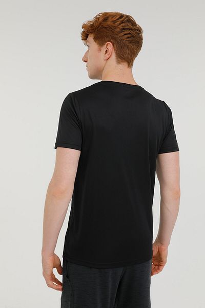 lumberjack T-shirt M-ct100 Basıc Pes C Neck Siyah Erkek Kısa Kol