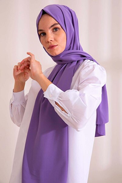 Larissa Scarf Medina Silk Shawl Lilac