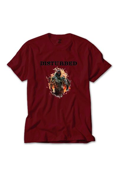 Z zepplin Κόκκινο μπλουζάκι Disturbed Monster