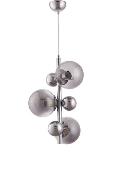 Modi Lighting Krom Metal Toplu 3'lü Krom Sarkıt Avize Mod-ck-sl-3k