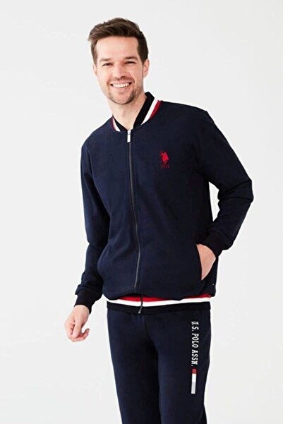 U.S. Polo Assn. U.S. Polo Assn. 18482 Men's Tracksuit Set-dark blue
