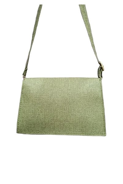 MAC&MOS Women's Green Mirrored Model Hand and Shoulder Bag