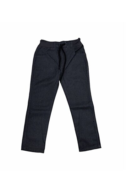 Nacar Çocuk Okul Pantalonu Şerz Kumaş Tam Lastikli Kaşkorse