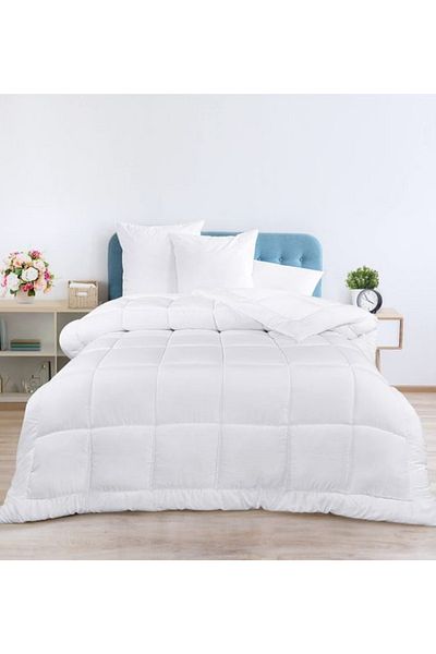 Elyaf Sepeti Quilted Patterned Double Quilt
