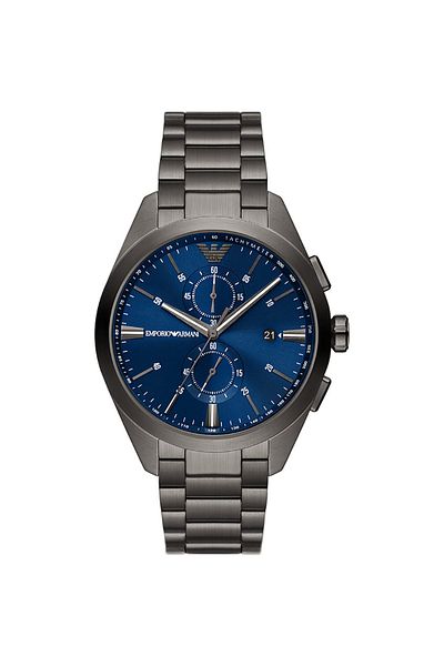 Emporio armani watch navy blue sale
