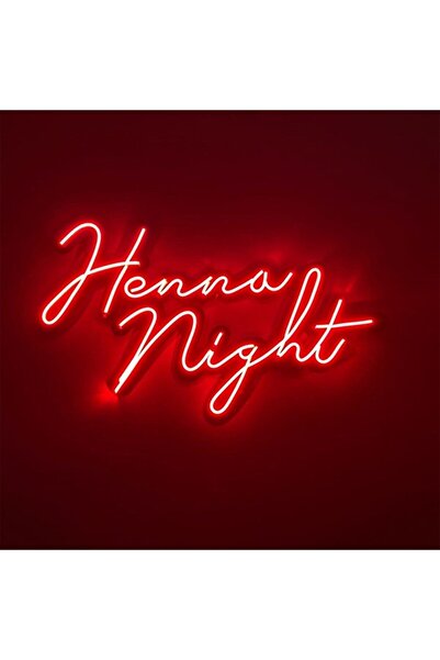 HONEY CONCEPT Henna Night Yazısı Neon Led