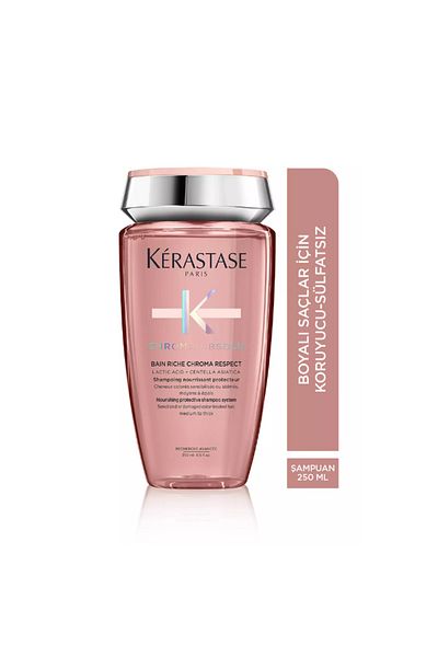 Kerastase Chroma Absolu Bain Riche - 250 Ml Respect Softness Less Color Induced Frizz Shampoo
