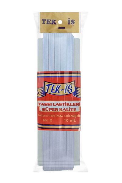 Tek-İş 8 mm Yassi Tekis Leg Rubber - 10 Meters