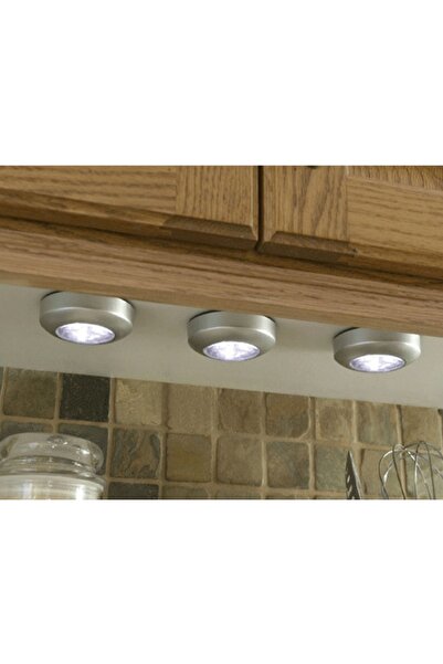 çu çokuygunuz Mutfak Tezgah Üstü Kablosuz Spot Lamba 1 Adet Ampul Işık