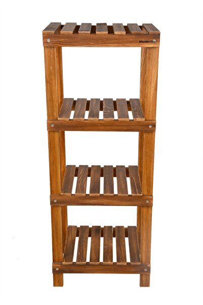 Wooden City Ahşap Ayakkabılık Raf Saksılık Kitaplık Ahşap Düzenleyici