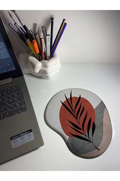 rakkun shop Illustration Drawing 1703 Mouse Pad with Wrist Support