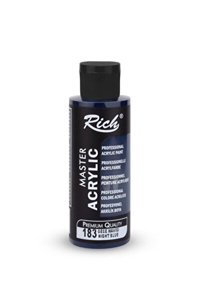 Rich Master Akrilik 120 Cc Gece Mavisi