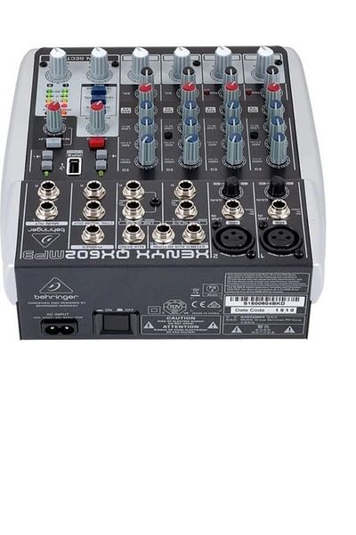 Behringer Qx602mp3 6 Channel Mp3 Mixer