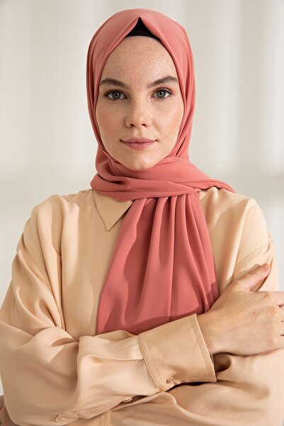 Larissa Scarf Medina Silk Shawl Coral
