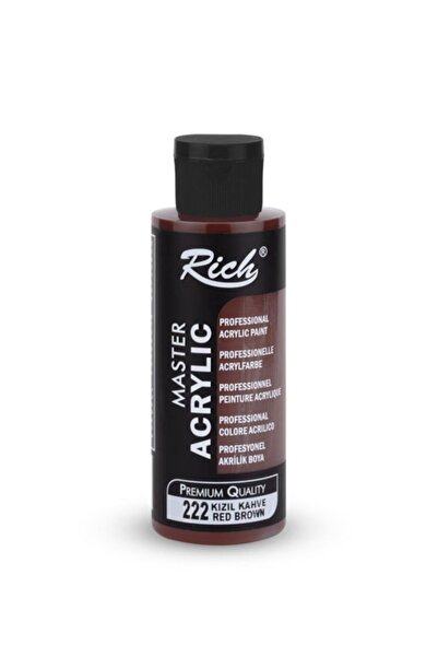 Rich Master Akrilik 120 Cc Kızıl Kahve