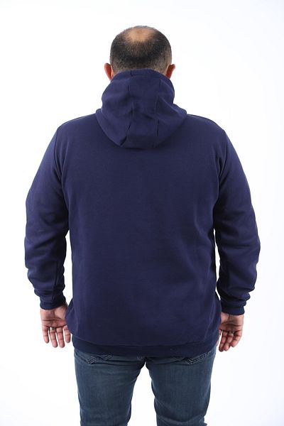 Starbattal Ανδρικό Oversize Hooded Basic Sweat - 11700-σκούρο μπλε