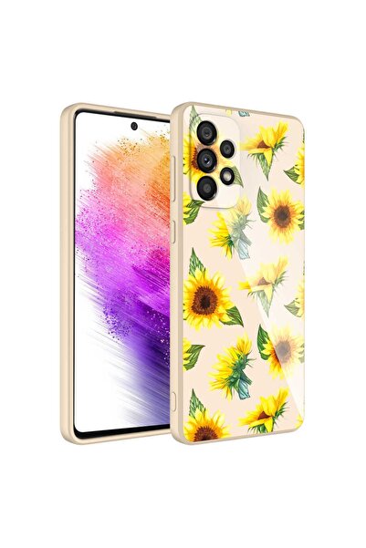 UnDePlus Samsung Galaxy A52 Kılıf Kamera Korumalı Desenli Sert Silikon Kapak NO2