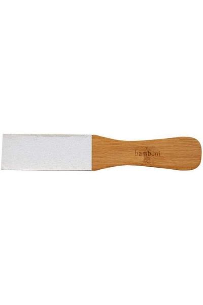 Bambum Bamboo Knife Sharpener 3.7x20x0.5cm Cutting Sensitivity Derailleur Natural Life Extender Environmental 1 Piece