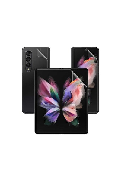 UnDePlus Samsung Galaxy Z Fold 4 Full Ekran Nano Ön Arka Koruyucu Narr Tpu