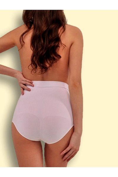 MİSTİRİK Biloba Extra High Waist Slimming Shaper Εσωρούχων Κορσέ Λευκό Χρώμα