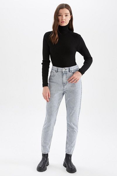DeFacto Slim Fit Turtleneck Sweater