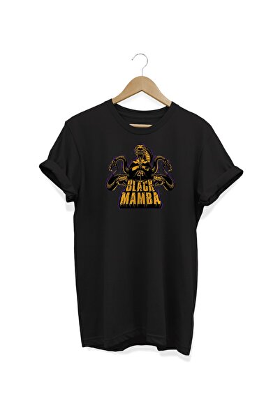 WİDİ Crna mamba Štampano crna T-shirt