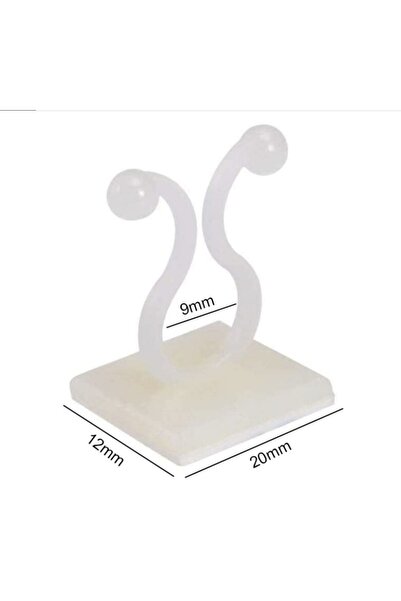 OEM Plastik Yapışkanlı Kablo Tutucu Kelebek 100Lü Paket Sarmaşık Çiçek tuttur...