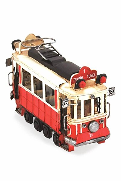 Mnk Dekoratif Nostalji Metal Taksim Tramvay 1104w-5