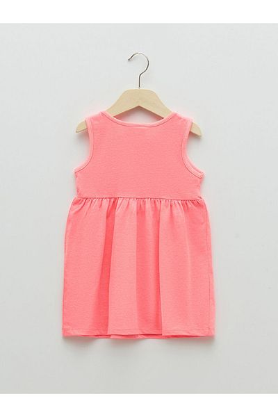 LC Waikiki Crew Neck - Baby Girl Printed Dress