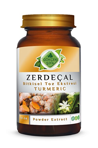 Gökçek Şifa Zerdeçal Toz Ekstresi Cam 70 Gr
