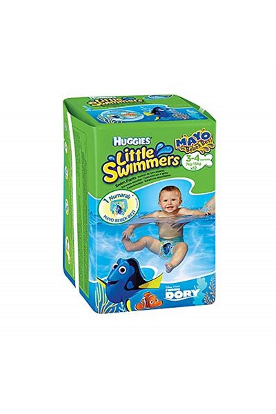 Huggies 7-15 kg Baby Diapers - Little Swimmers Swimsuit 12 Pcs